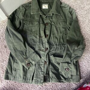 Green Button-Up Jacket